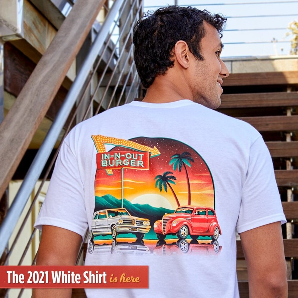 NEW 2021 In-N-Out Burger t-shirt size small - Picture 5 of 6